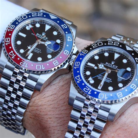 rolex batman vs pepsi|rolex gmt batman vs pepsi.